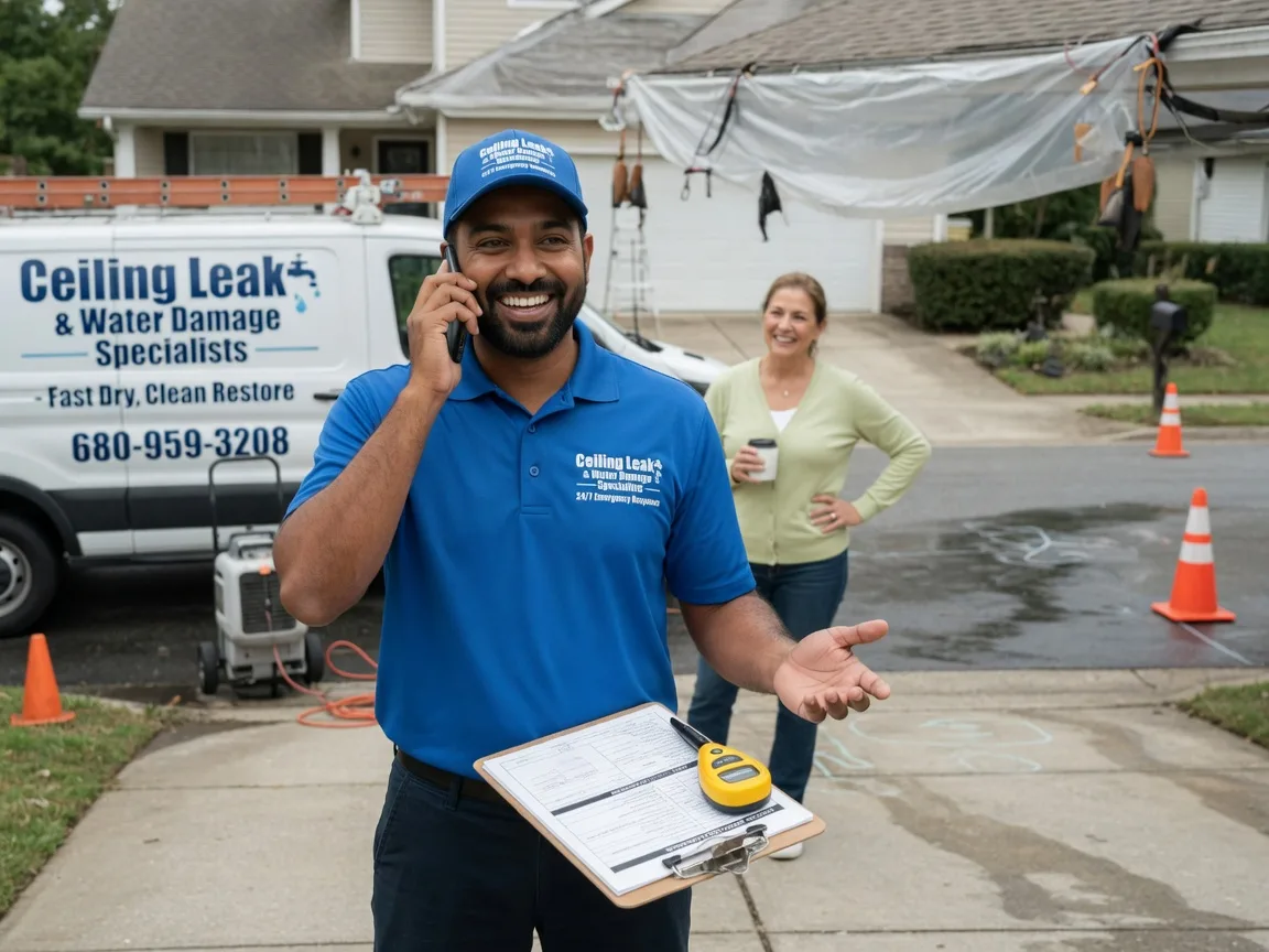 Ceiling Leak Cleanup Rocky River, OH FAQs